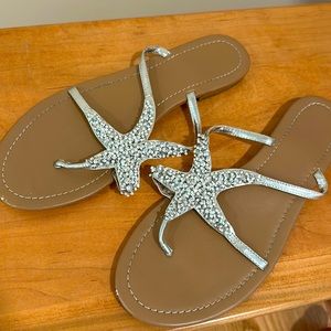 Beaded Starfish Sandals
